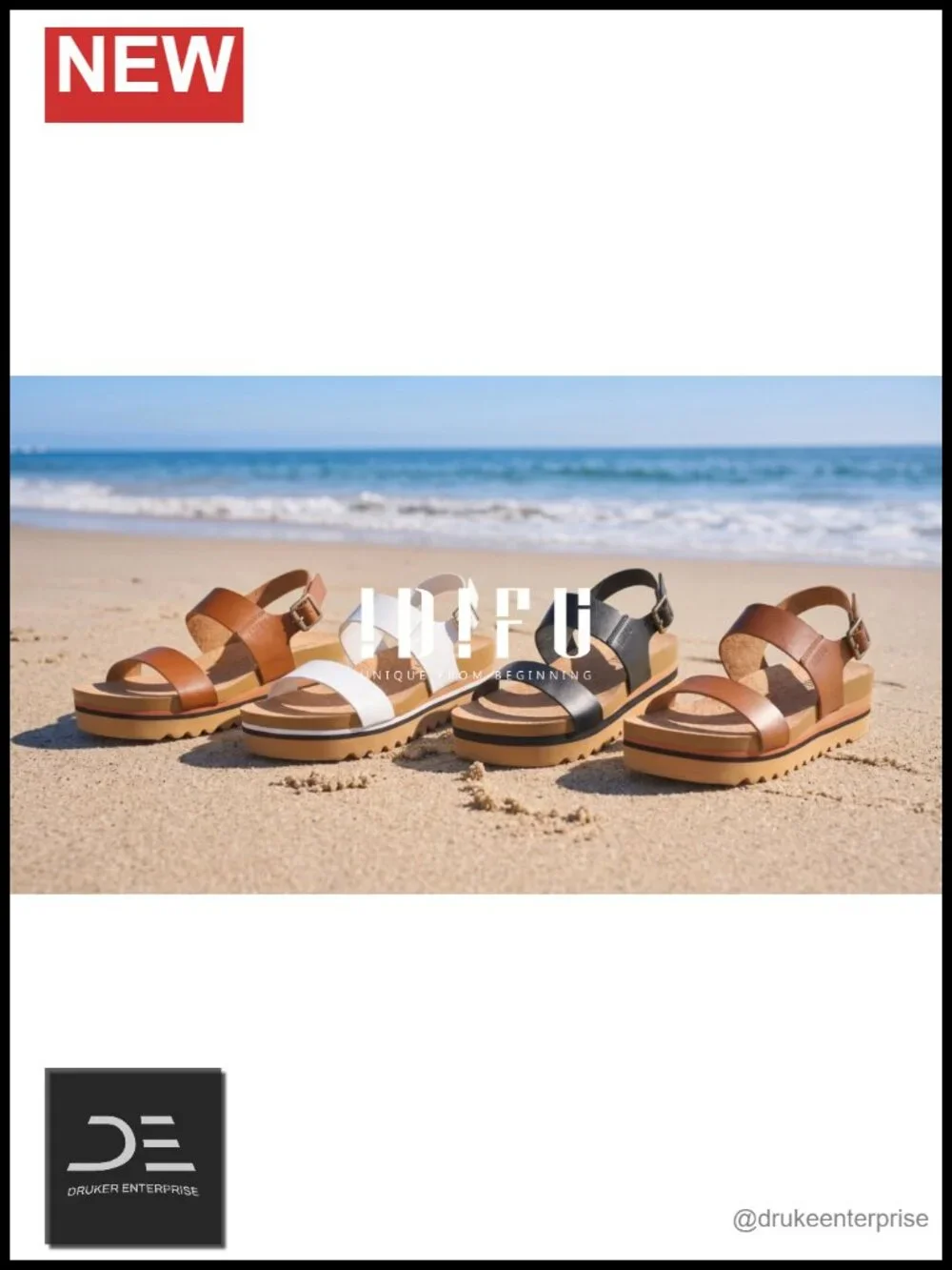 Platform Sandals Wedge Ankle Strap Buckle Cushioned Arch Support Non-Slip EVA
